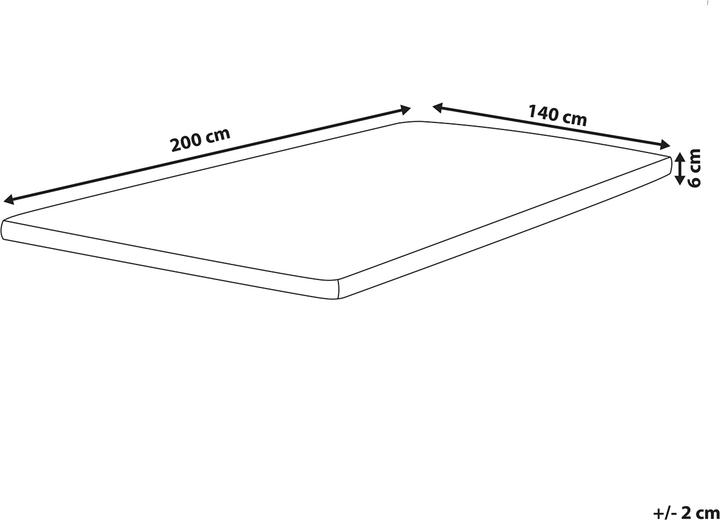 Actual product image Beliani Frosty (140 x 200)