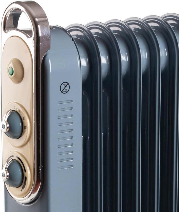 Actual product image Ariete Oil radiator ARI-8251-BL 2000 W, detail colour: blue (2000 W)