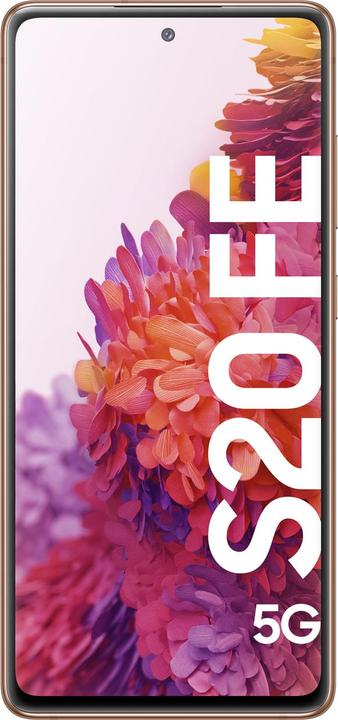 Actual product image Samsung Galaxy S20 FE 5G EU (128 GB, Cloud Orange, 6.50", Dual SIM, 5G)
