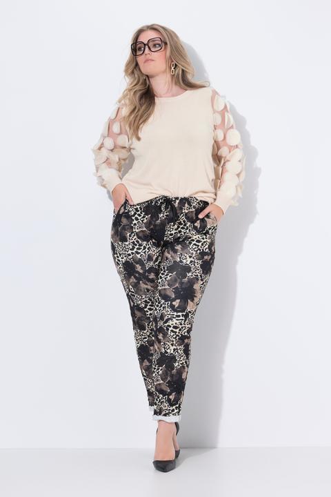 Produktbild Miamoda Hose, Joggpants, Crinkle, Blumen-Print (50)