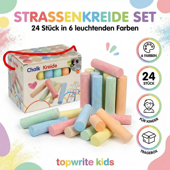 Produktbild Topwrite Kids Bürgersteigskreide, 24.. (24 x)