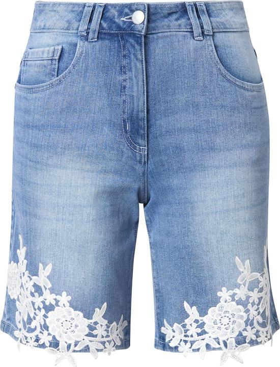 Immagine prodotto Miamoda Jeans-Shorts, gerade, Spitze am Saum (60)