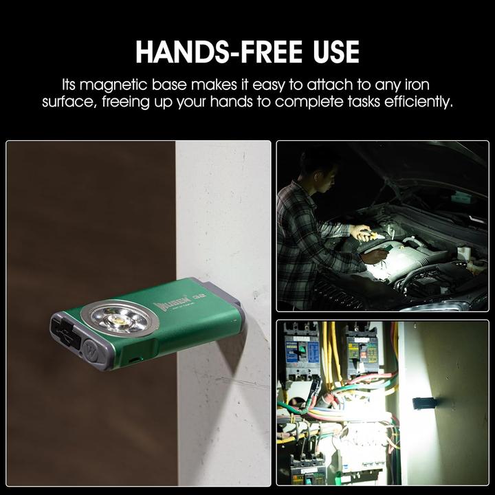 Actual product image Wuben G2 Green (5.85 cm, 500 lm)