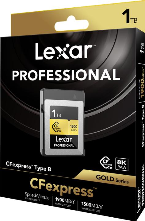 Image du produit Lexar Professional Gold Series (1000 Go, CFexpress type B, U1)
