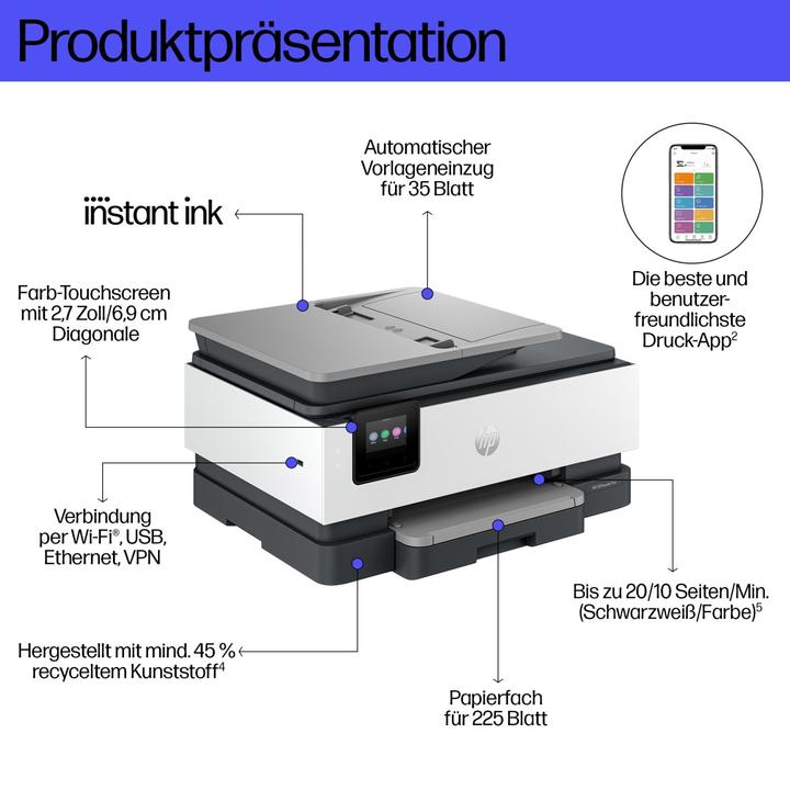 Productafbeelding HP OfficeJet Pro 8134e (Inktpatroon, Kleur)