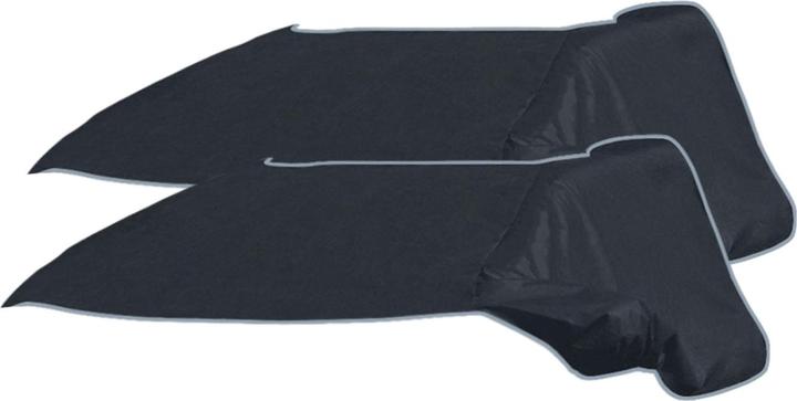 Casativo Copriparabrezza per auto con protezione per i finestrini laterali, attacco magnetico, set di 2