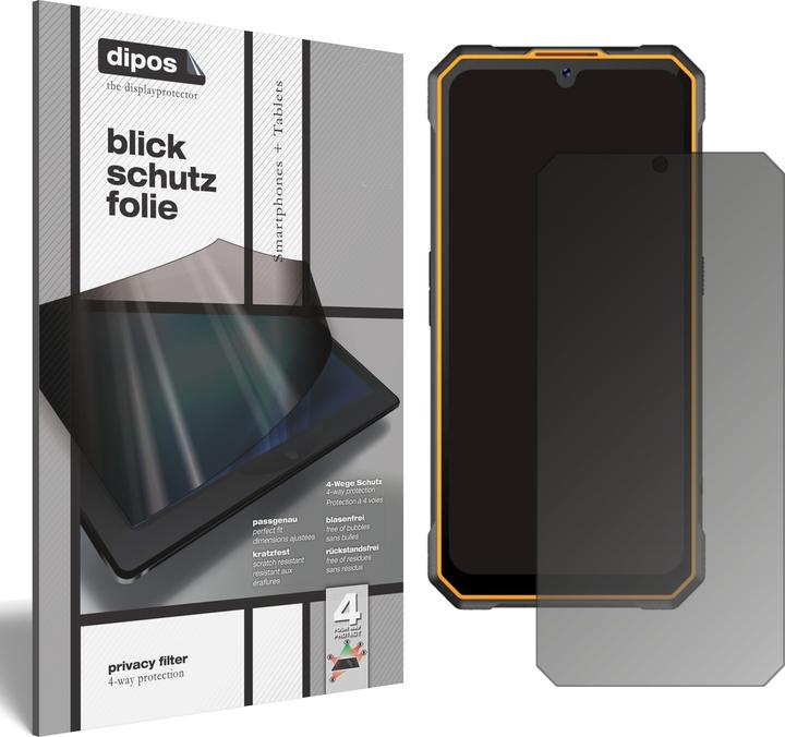Produktbild Dipos Blickschutzfolie 4-Way Privacy (1 Stück, Cubot King Kong 5)