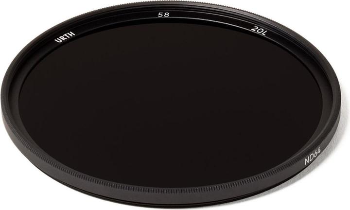 Produktbild Urth 58mm ND64 (6 Stop) Lens Filter (Plus+) (58 mm, ND- / Graufilter)