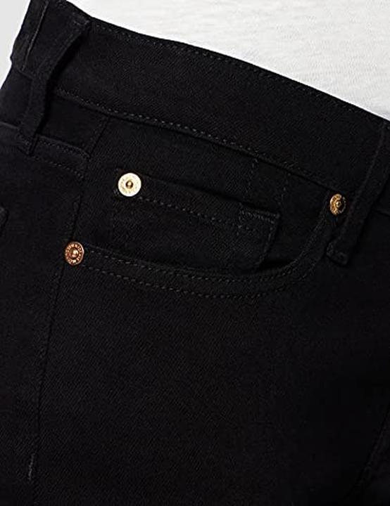 Actual product image 7 For All Mankind Dames The Skinny Crop Slim Illusion Fame with Chains On Hem Jeans (W29/L30)