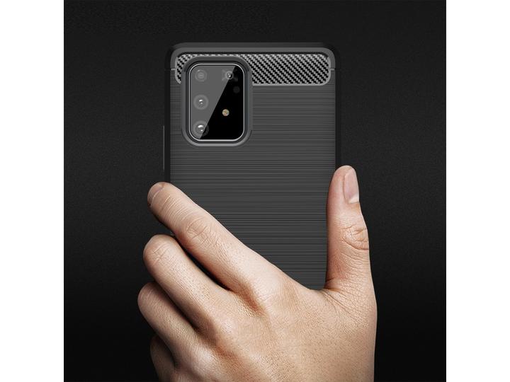 Actual product image Screenguard Samsung Galaxy S10 Lite Cover Carbon Brushed Soft TPU (Samsung Galaxy S10 Lite)