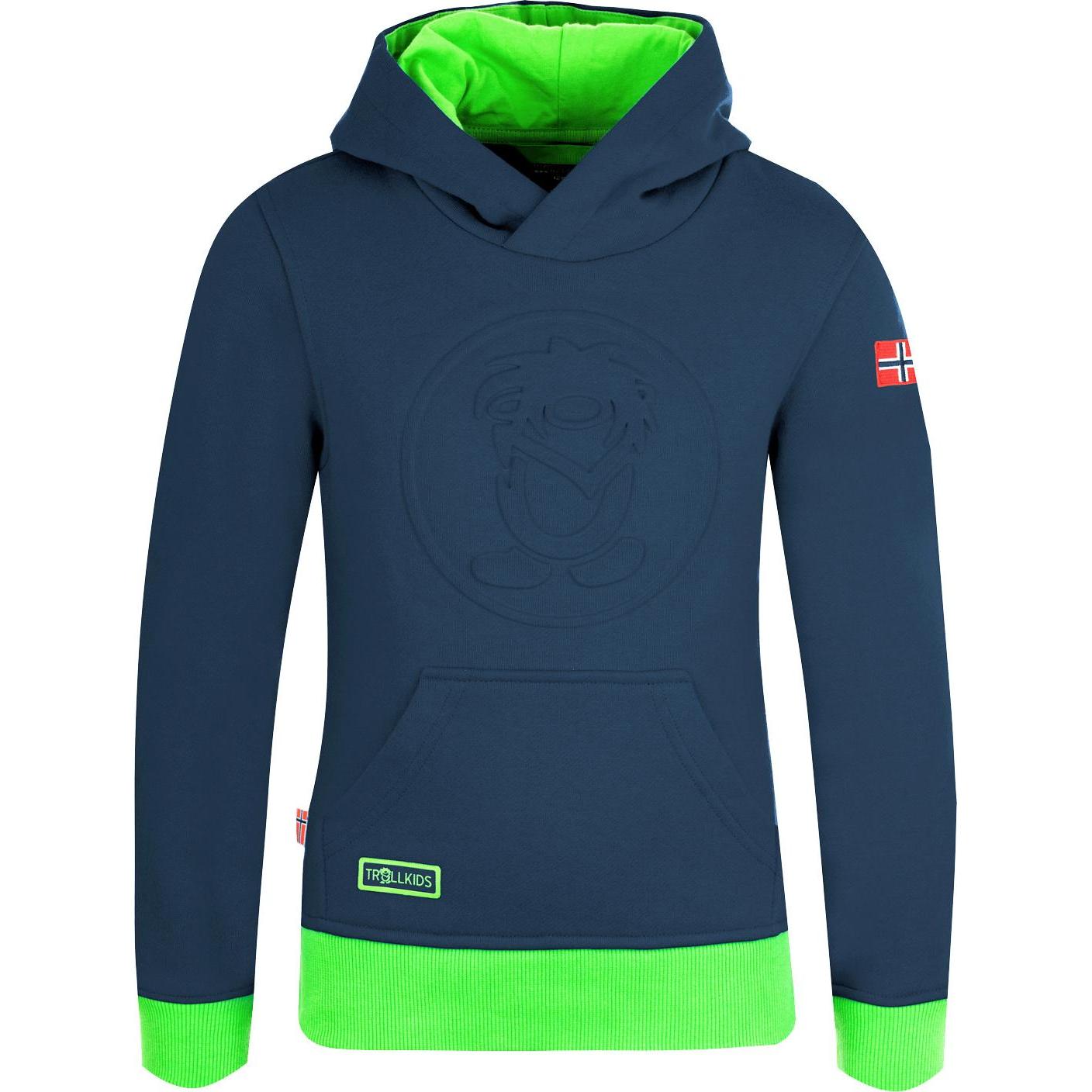 Trollkids, Unisex, Pullover, Kid's Lillehammer Sweater, Blau, (98)