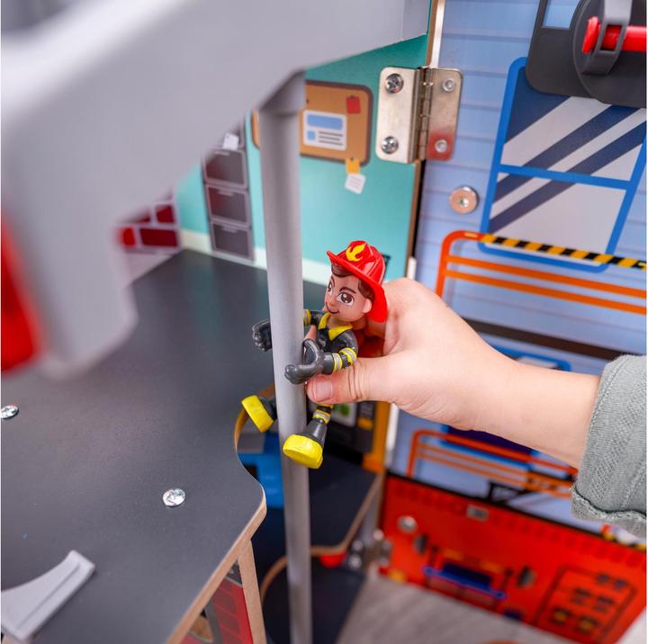 Produktbild KidKraft 2-in-1-Spielset Transformierendes Feuerwehrauto