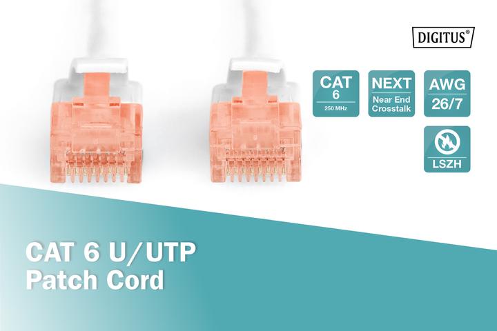 Produktbild Digitus Netzwerkkabel (U/UTP, CAT6, 0.25 m)