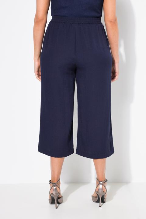 Produktbild Ulla Popken Culotte, wadenlang, weites Bein, Elastikbund (52)