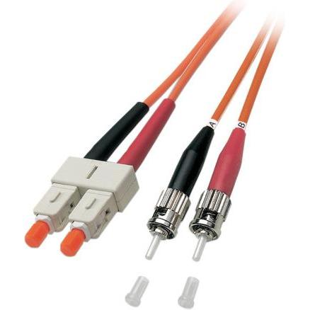 EFB Elektronik Glasfaser LWL Anschlusskabel (1x ST-Stecker (CAT6, 3 m), Netzwerkkabel