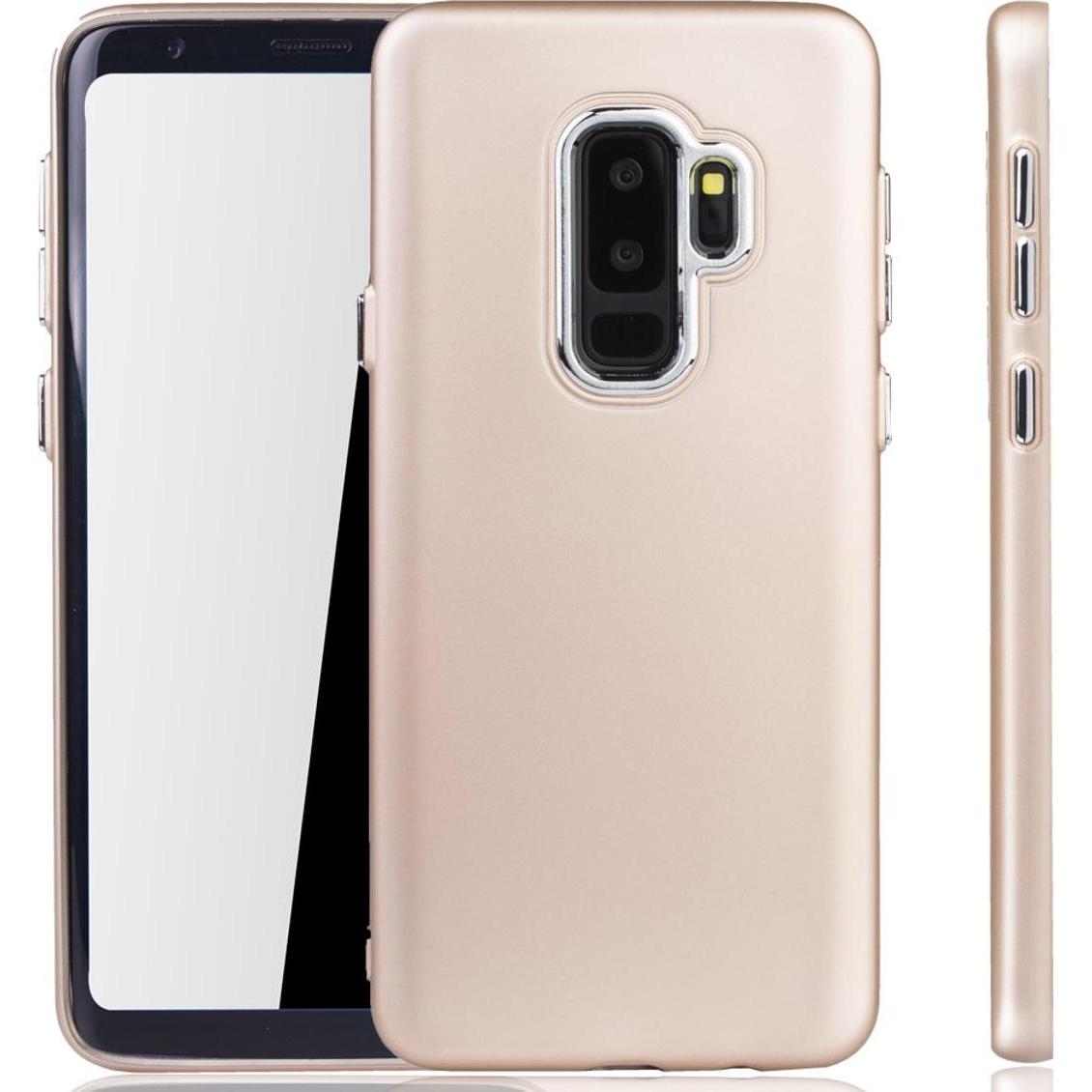 König Design Handyhülle für Samsung Galaxy S9 Plus Schutzcase Backcover Bumper Etuis Gold (Samsung Galaxy S9+), Smartpho...