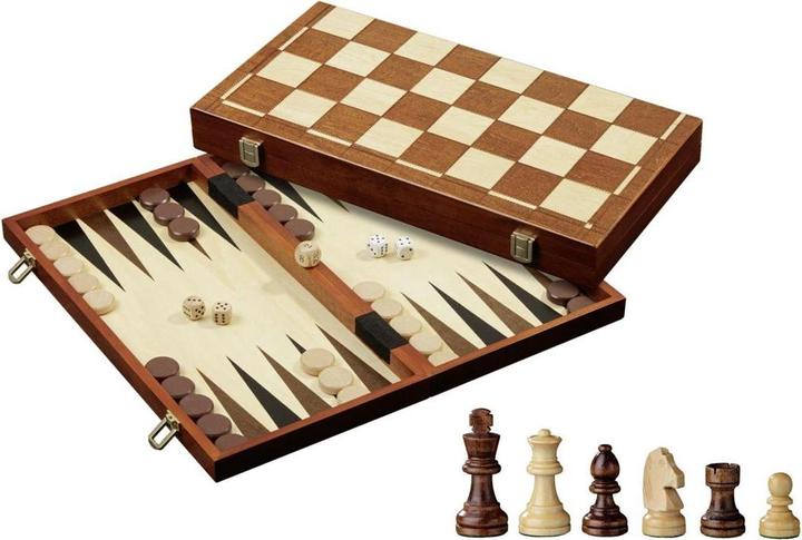 Produktbild Philos Schach Backgammon Dame Set Feld