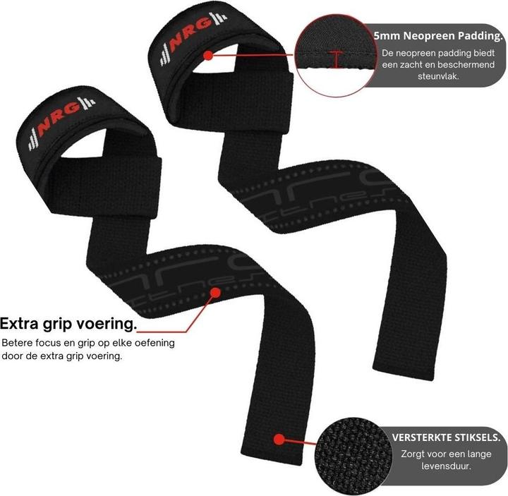 Produktbild NRG Fitness Deadlift Straps Deluxe