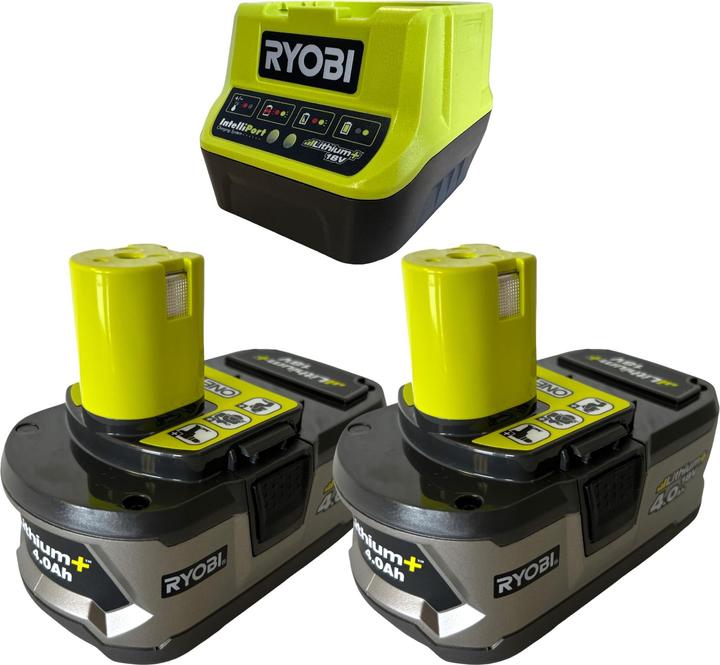 Actual product image Ryobi Battery starter set