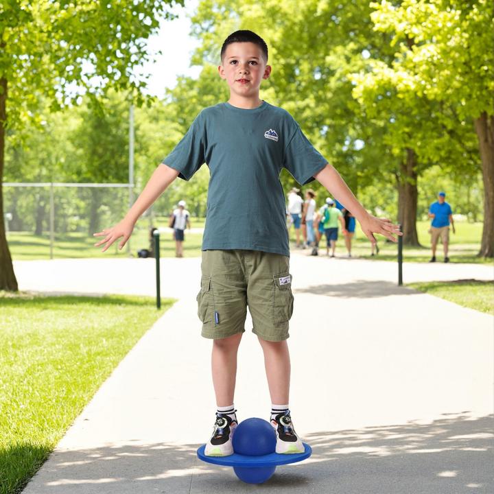 Produktbild Relaxdays - Pogo Ball für Kinder bis 100 kg, Blau