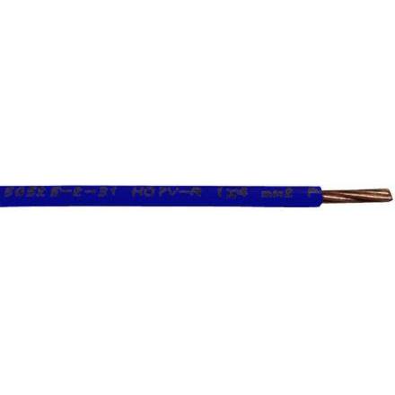 Rs Pro, Kabelleitung, 6491X / H07V-R 4mm Blue Cable 100m (100 m)
