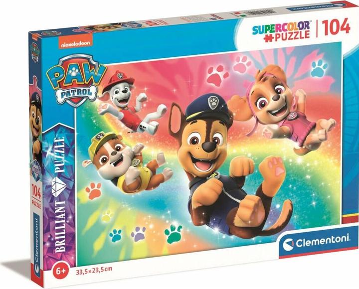 Immagine prodotto Clementoni Puzzle brillante PAW Patrol, 104°. (104 pezzi)
