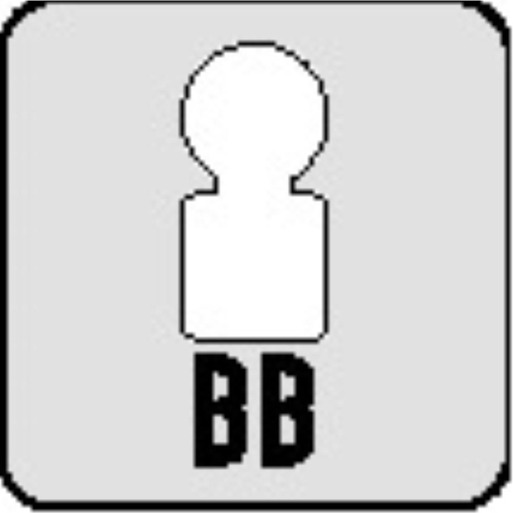 Image du produit Bever Serrure à pêne dormant 150 DIN gauche / droite BB avec gâche plate dimension de broche 60 mm