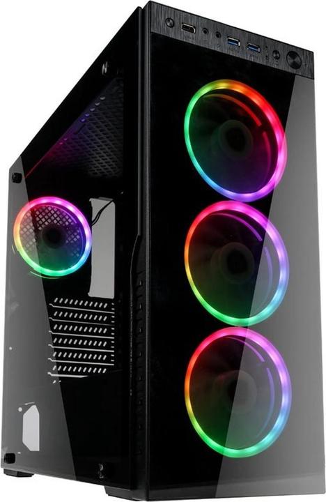 Actual product image Kolink Horizon RGB Midi Tower, Tempered Glass (ATX, mATX, Mini-ITX)
