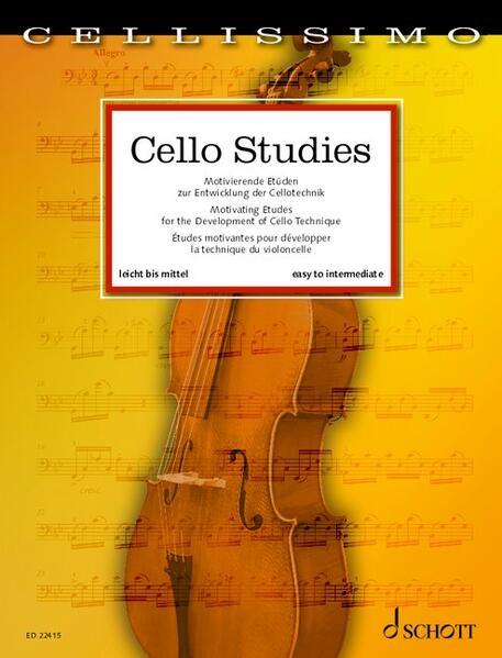 Produktbild Cello Studies (Englisch, Deutsch, Beverley Ellis, Rainer Mohrs, 2024)