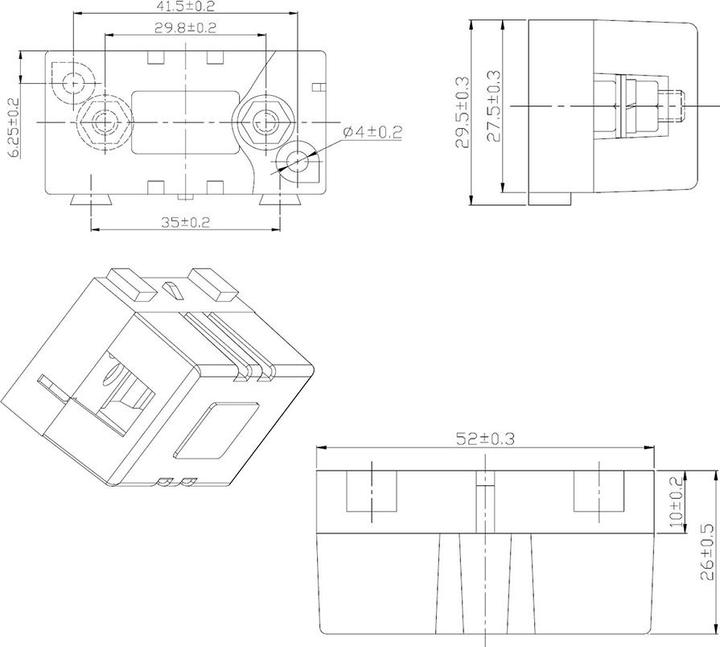 Produktbild Offgridtec Midi Sicherungshalter (200 A)