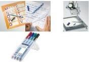 Image du produit Staedtler Lumocolor correctable Marqueur non permanent 305M,étui de 4 pièces, largeur de trait : M (1,0 mm) (4x)
