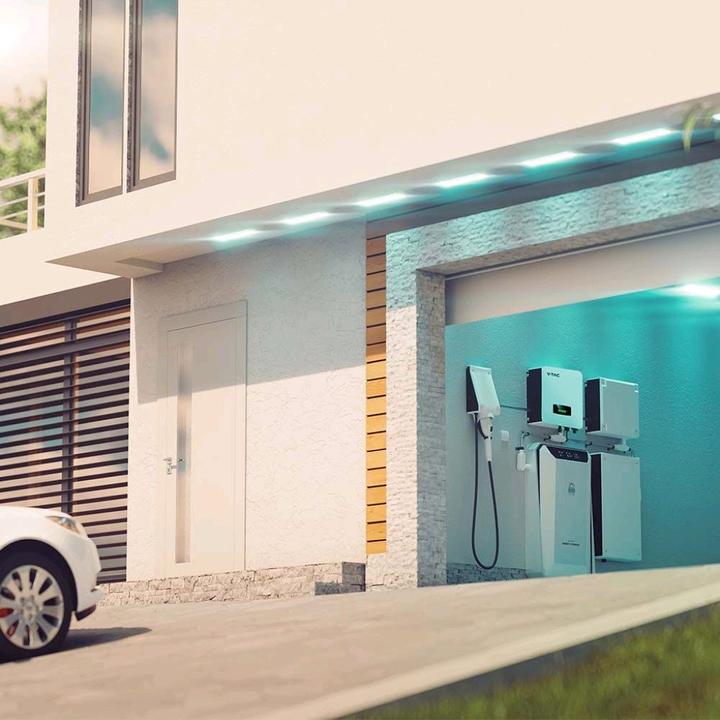 Actual product image V-TAC VT6607106 6kW OnOff Grid Hybrid Solar Inverter Single Phase IP20 CT Accessories Supplied