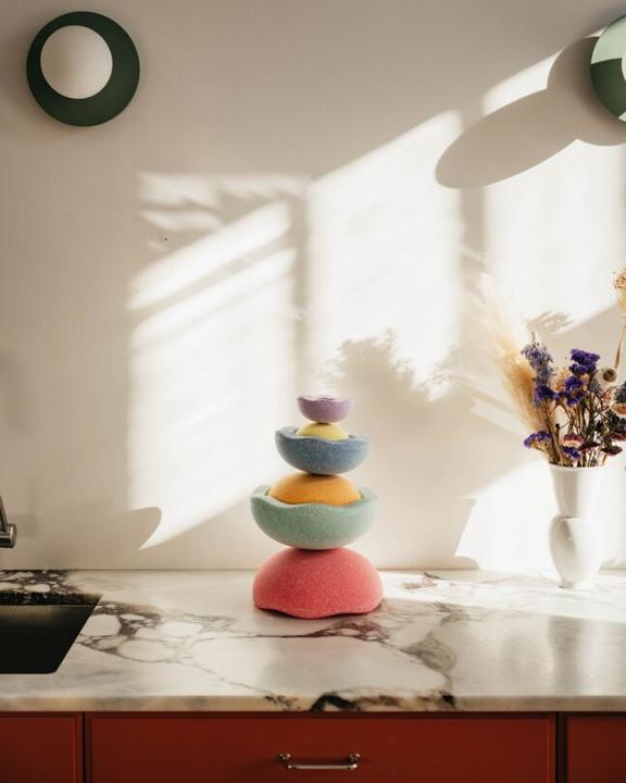 Immagine prodotto Stapelstein ® Inside Rainbow Pastel, set di 6