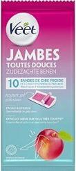 Veet Strisce di cera per gambe lisce come la seta 10 pezzi (Lozione corpo)