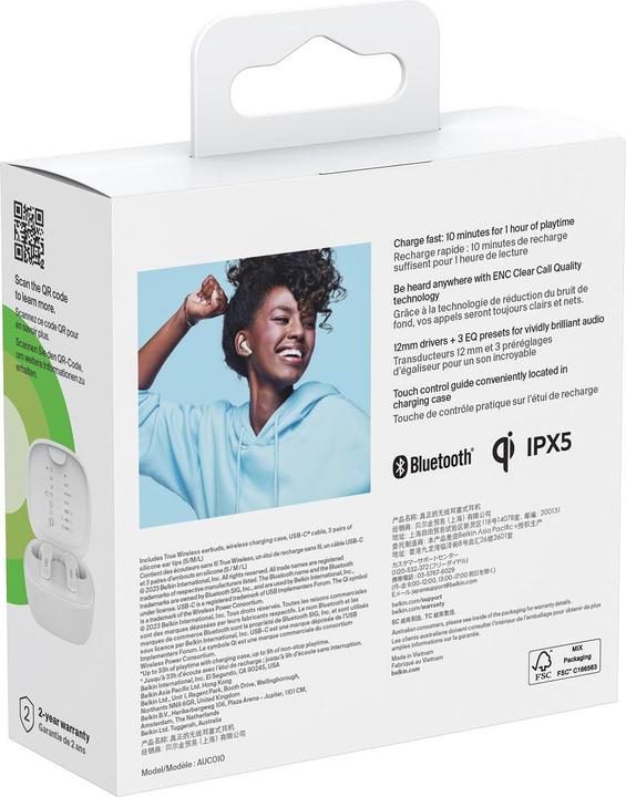 Actual product image Belkin Soundform Motion (ANC, 9 h, Wireless)