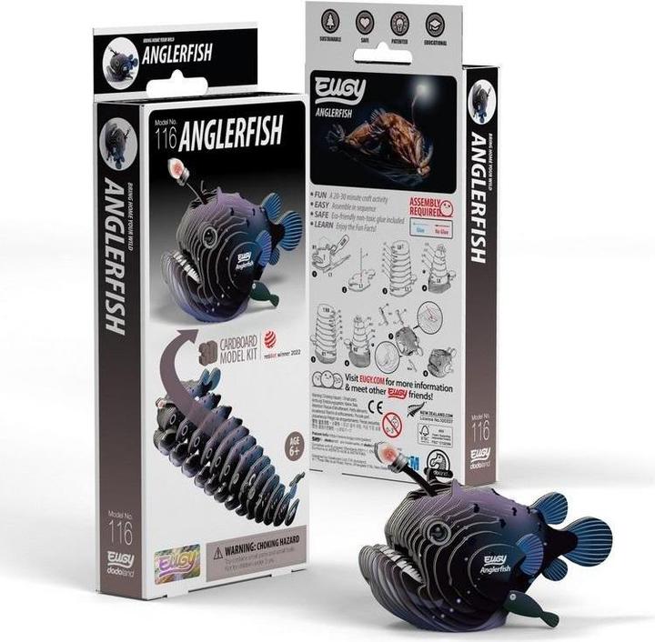 Fat Brain Toys Tiefsee-Anglerfisch Eugy Eco 3D Puzzle