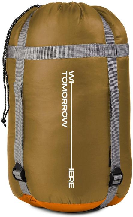 Actual product image Where Tomorrow Mumienschlafsack Polyester, Orange (230 cm)