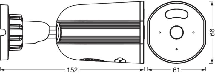 Produktbild Osram SMART+ WIFI OUTDOOR CAMERA FIXED White (2560 x 1440 Pixels)