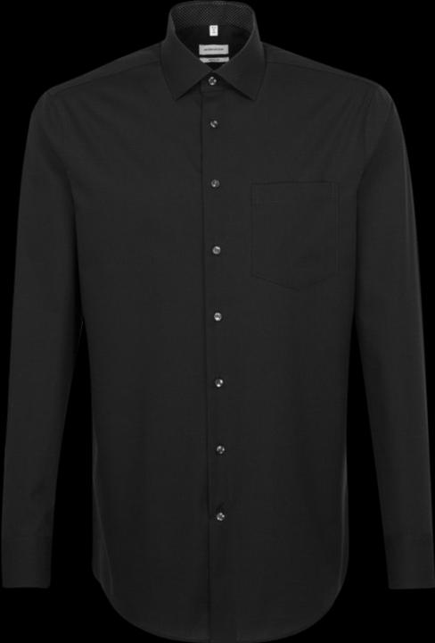 Produktbild Seidensticker Hemd Regular Fit Business Kent Patch12 black (XXL)
