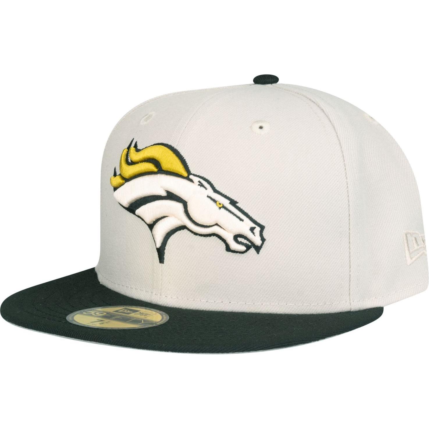 New Era, Herren, Cap, 59Fifty Fitted Cap - NFL Denver Broncos - 7 7/8, Grau, (7 7/8)