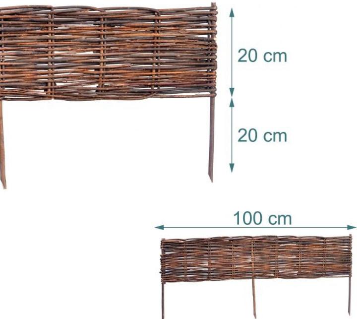 Actual product image Relaxdays flowerbed edging (1 cm)