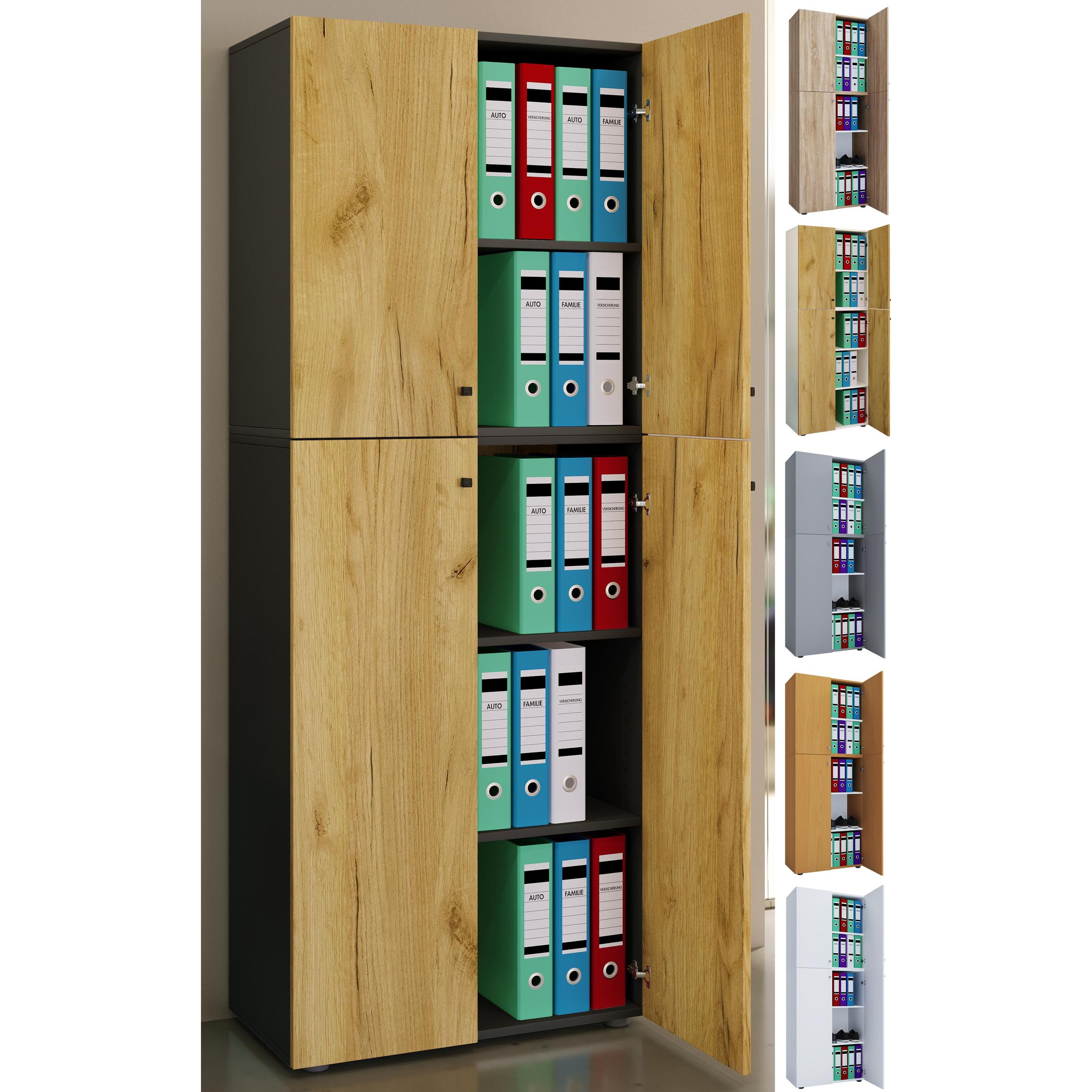 Thumbnail - VCM, Aktenschrank, Lona (70 x 184 x 40 cm)