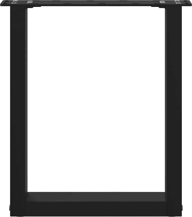 Immagine prodotto vidaXL Gambe del tavolino a U 2 pezzi nero 28x(42-43) cm gamba del tavolo in acciaio