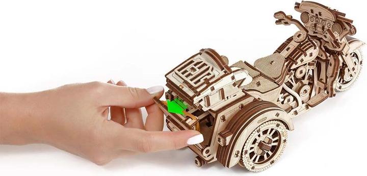 Actual product image Eco Wood Art Mechanical 3D wooden-puzzle - Trike