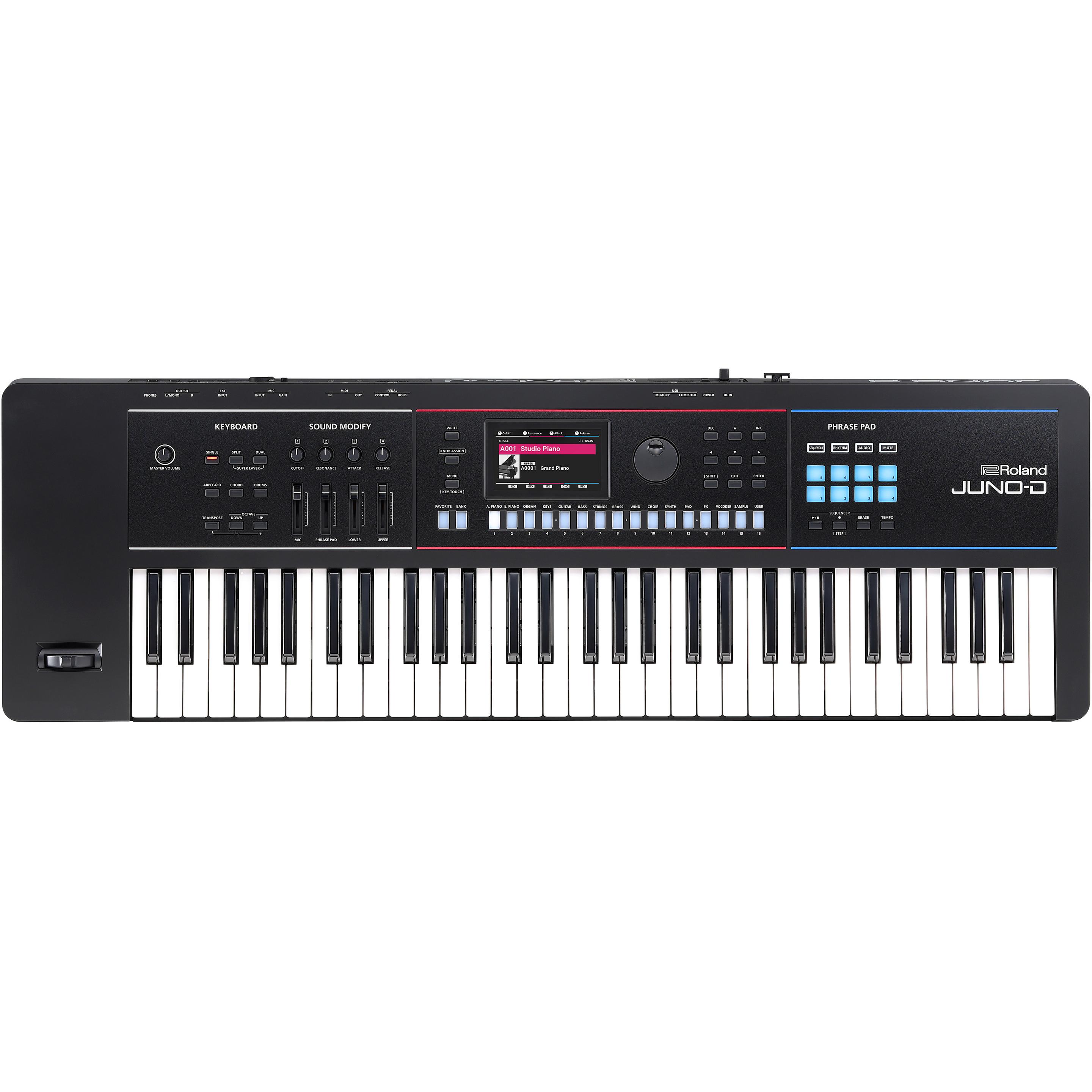 Thumbnail - Roland Juno-D6, Synthesizer, Schwarz
