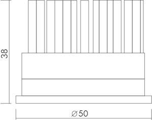 Produktbild Nobile LED Modul (Warmweiss, 5 cm, Indoor)