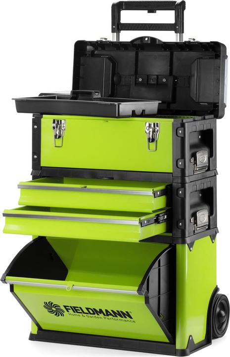 Produktbild Fieldmann Werkzeugkasten auf Rädern FDN 4150 (3 Teile)