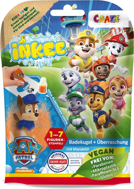 Actual product image Craze Bath Bomb Paw Patrol