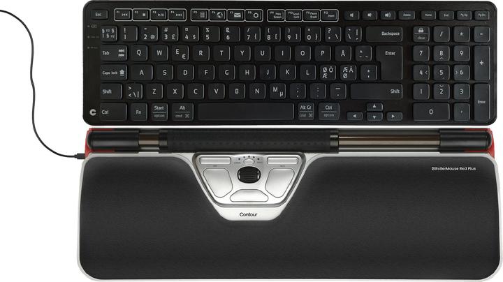 Contour Souris RollerMouse Red Plus + clavier Balance PN, filaire (Filaire)