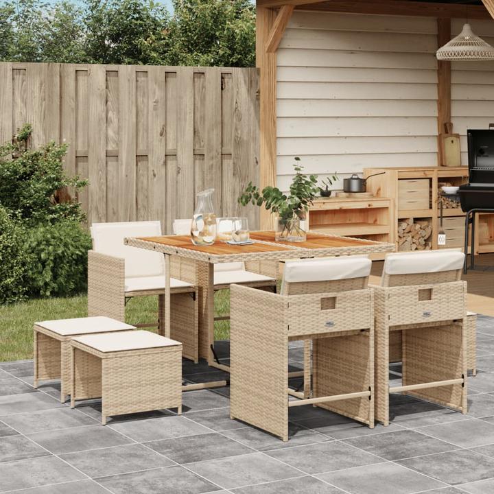 Produktbild vidaXL Garten Essgruppe (110 x 106 x 73 cm)